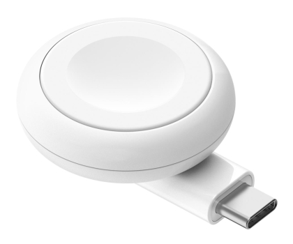 Pasek i akcesoria do zegarków BELKIN Przenośna ładowarka USB-C do Apple Watch, białaPrzenośna ład